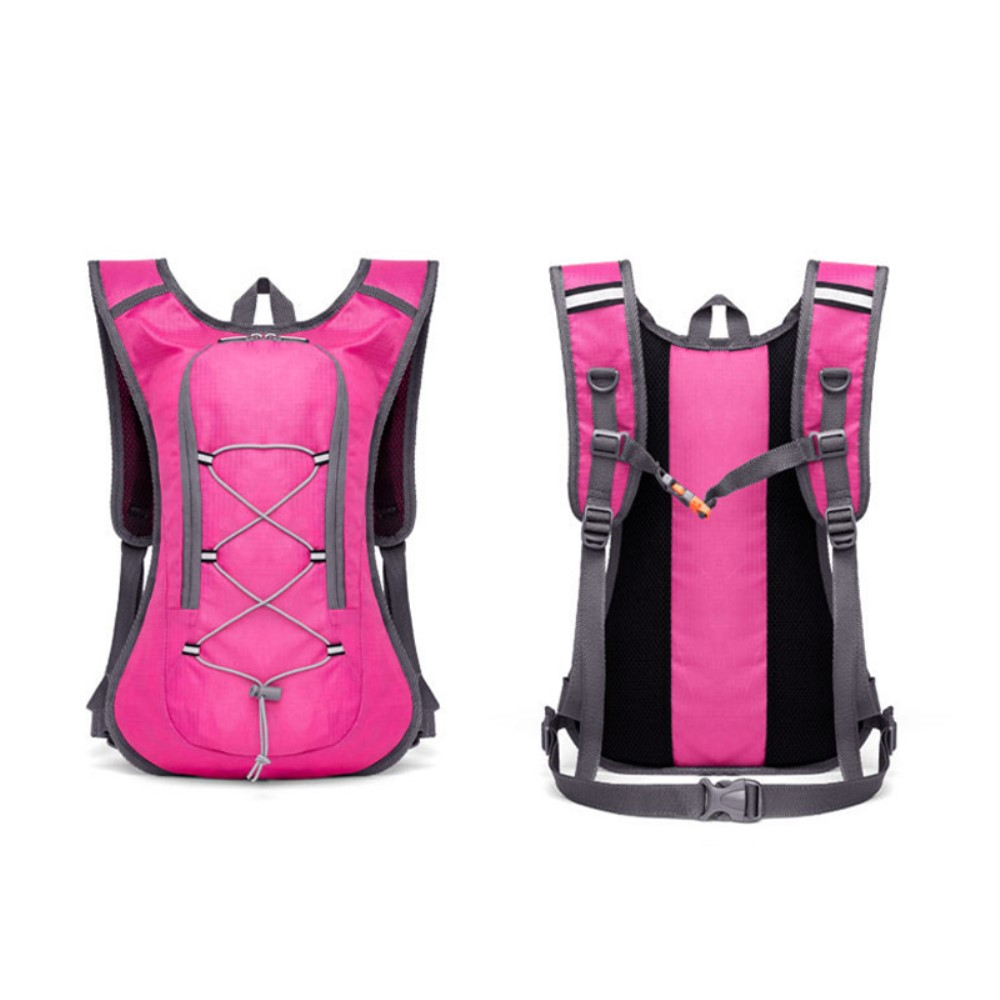 (28x43cm) Wasserabweisender Outdoor Velo Fahrrad Wander Rucksack - Pink