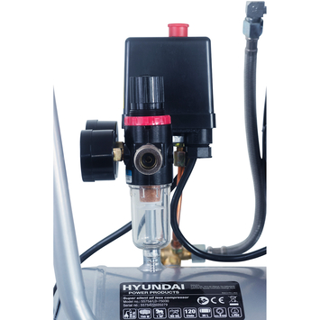 Hyundai stille compressor 30L 8 bar
