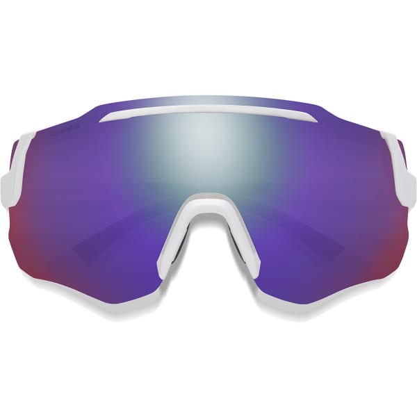 Lunette vélo SMITH MOMENTUM WHITE CHROMAPOP VIOLET MIRROR