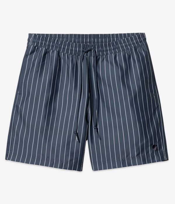 Carhartt WIP Slater Swim Boardshorts (cason stripe vertical blue)