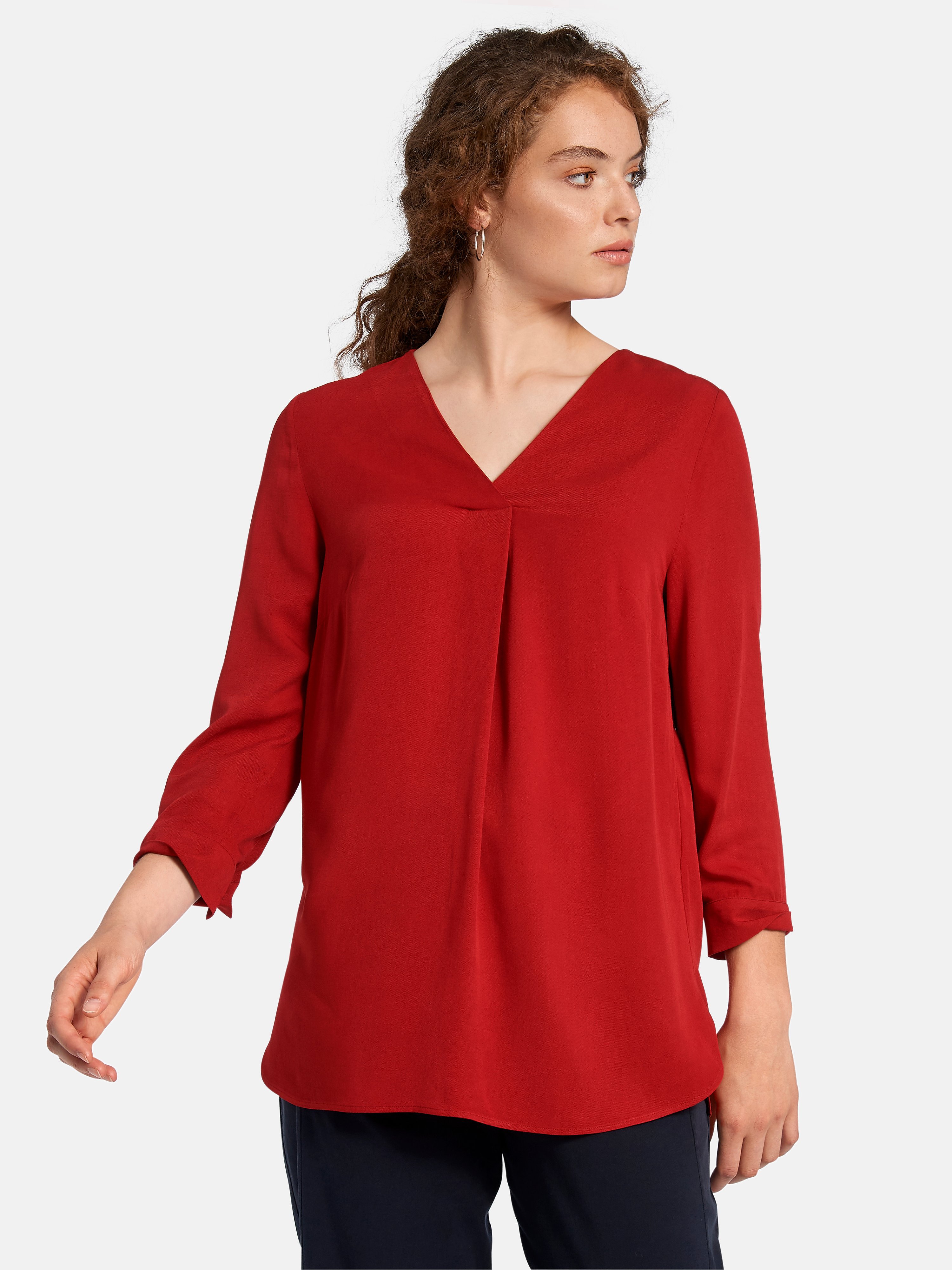 Bluse mit 3/4-Arm