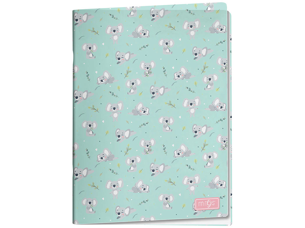 CADERNO MITOS A4 KOALA PAUTADO CAPA POLIPROPILENO 80G 48 FOLHAS
