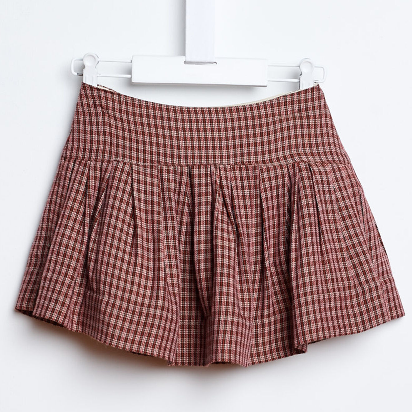Bellerose Jupe Amentine vichy rouge