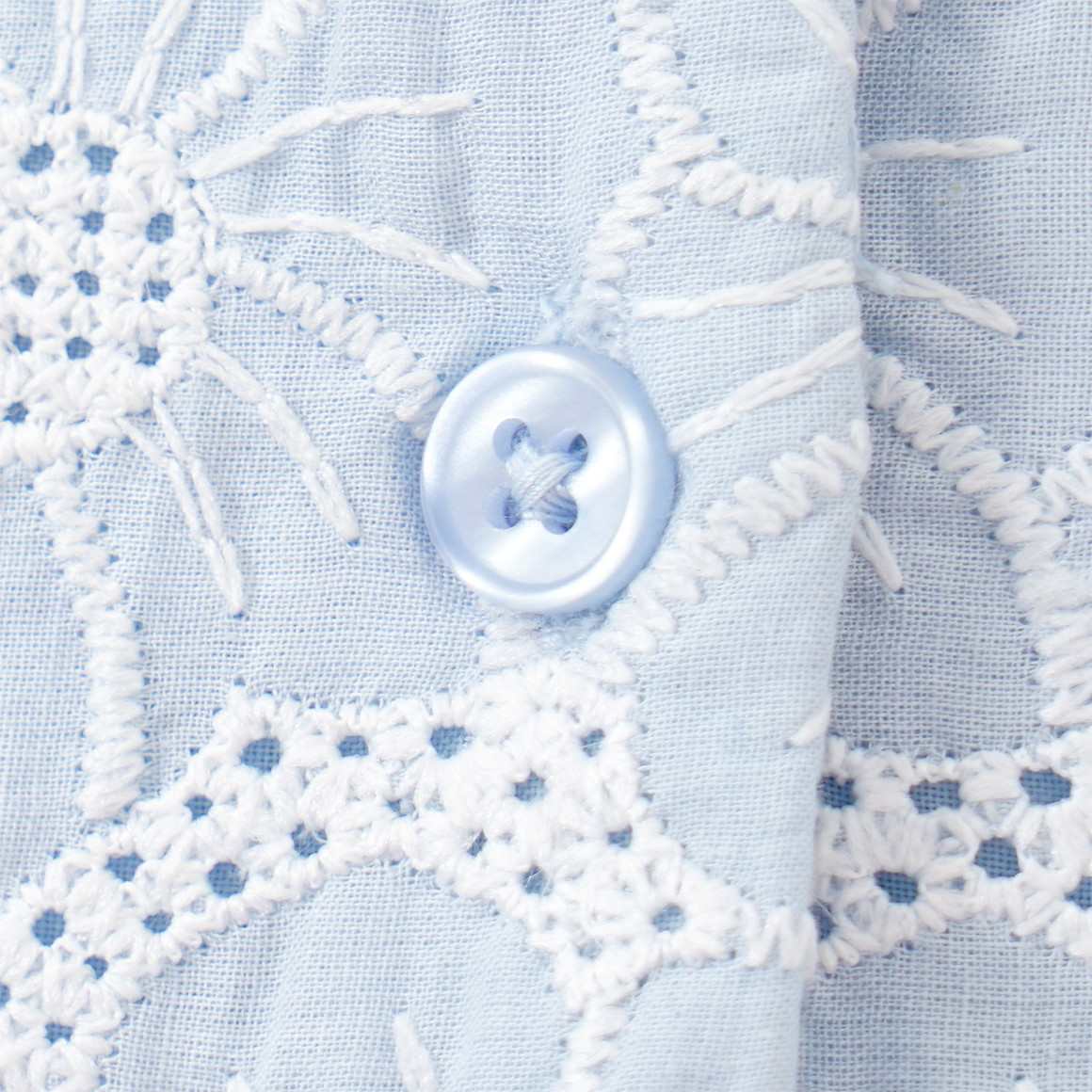 Topomini Baby Kleid aus Bio-Baumwolle hellblau