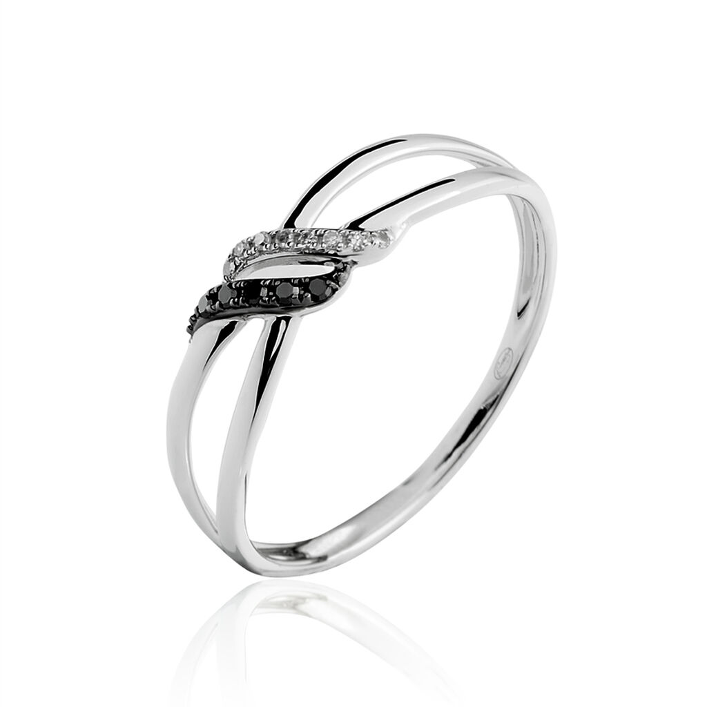 Bague Aline Or Blanc Diamant