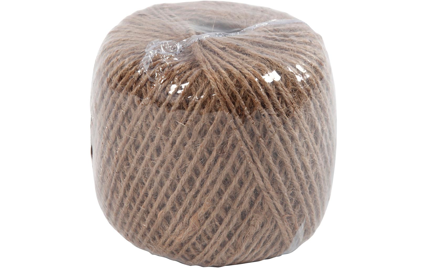 Kordel Naturgarn, 2 mm, 180 m, 1 RolleKordel aus Naturflachs