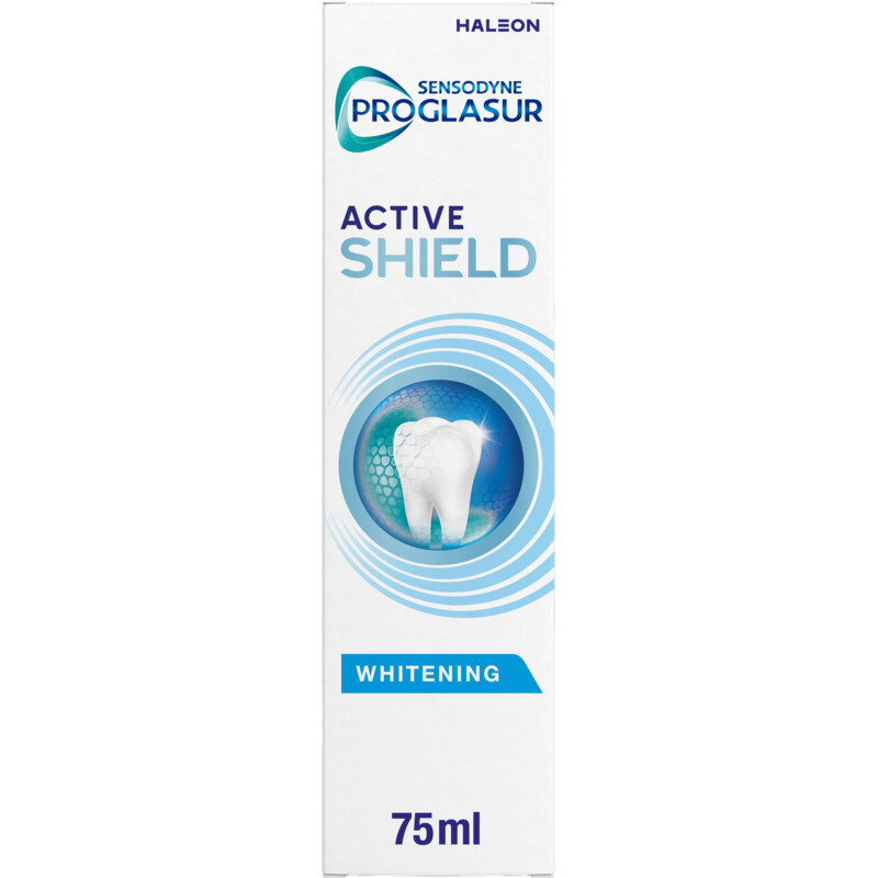 Sensodyne Proglasur active shield white tandpasta