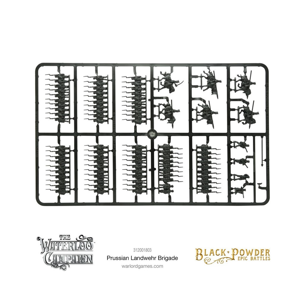 Black Powder Epic Battles : Waterloo - Prussian Landwehr Brigade