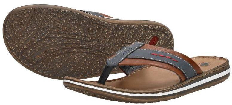 Rieker Heren slippers cognac