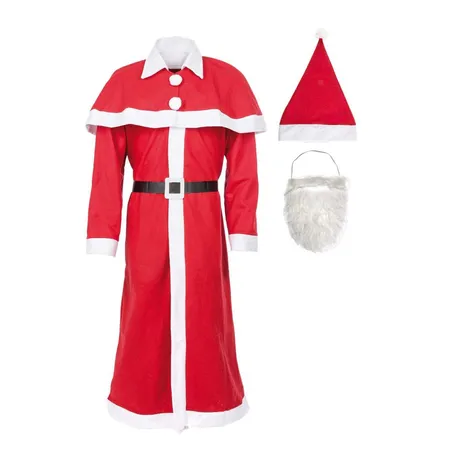 Idena Weihnachtsmann-Kostüm, 5-teilig