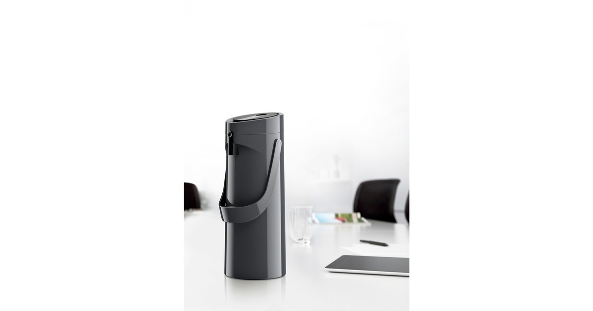 EmsaPONZA Pompthermoskan 1,9 Liter isoleerkan  (Antraciet, Comfort Press)