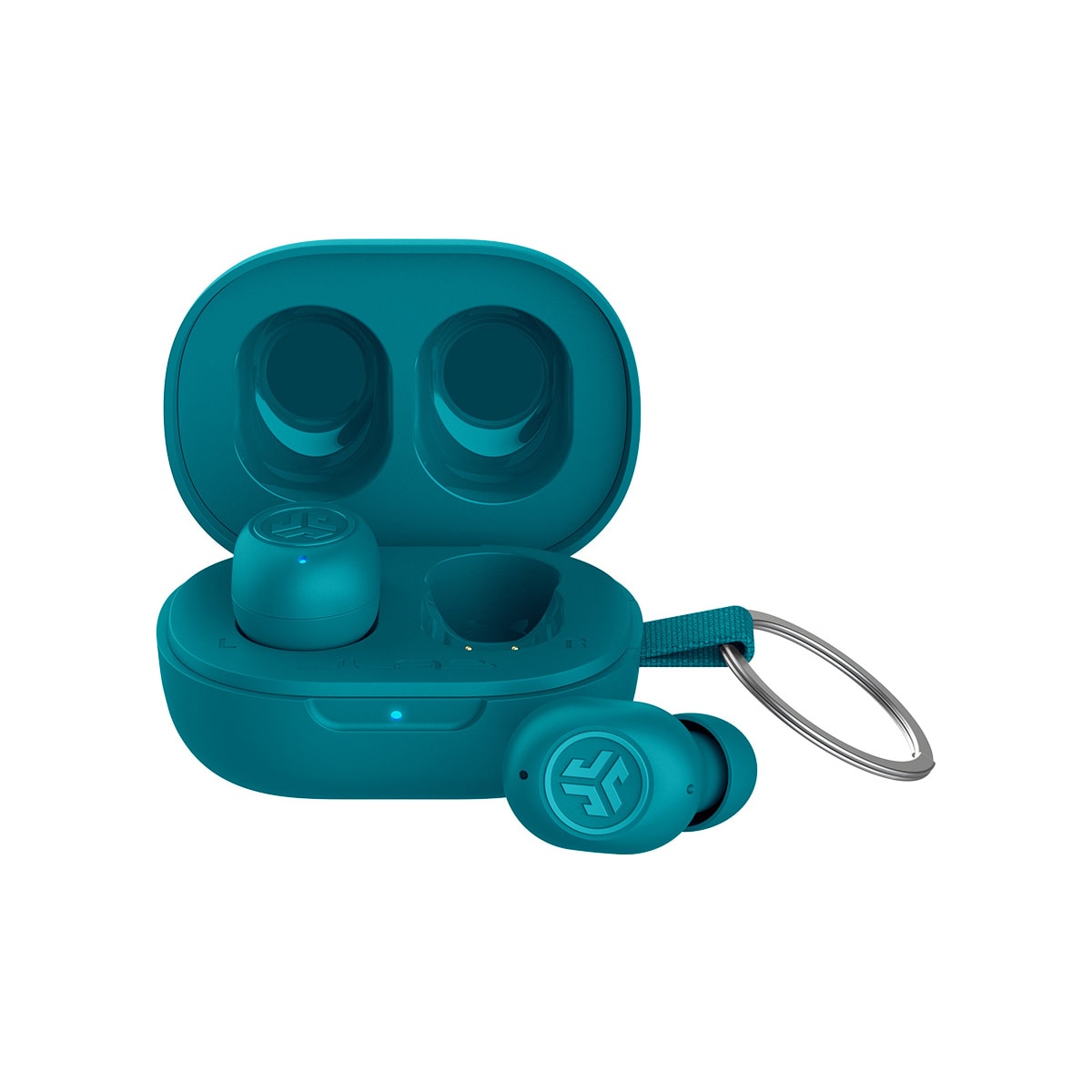 JLab Jbuds Mini helt trådløse in-ear hodetelefoner (aqua)
