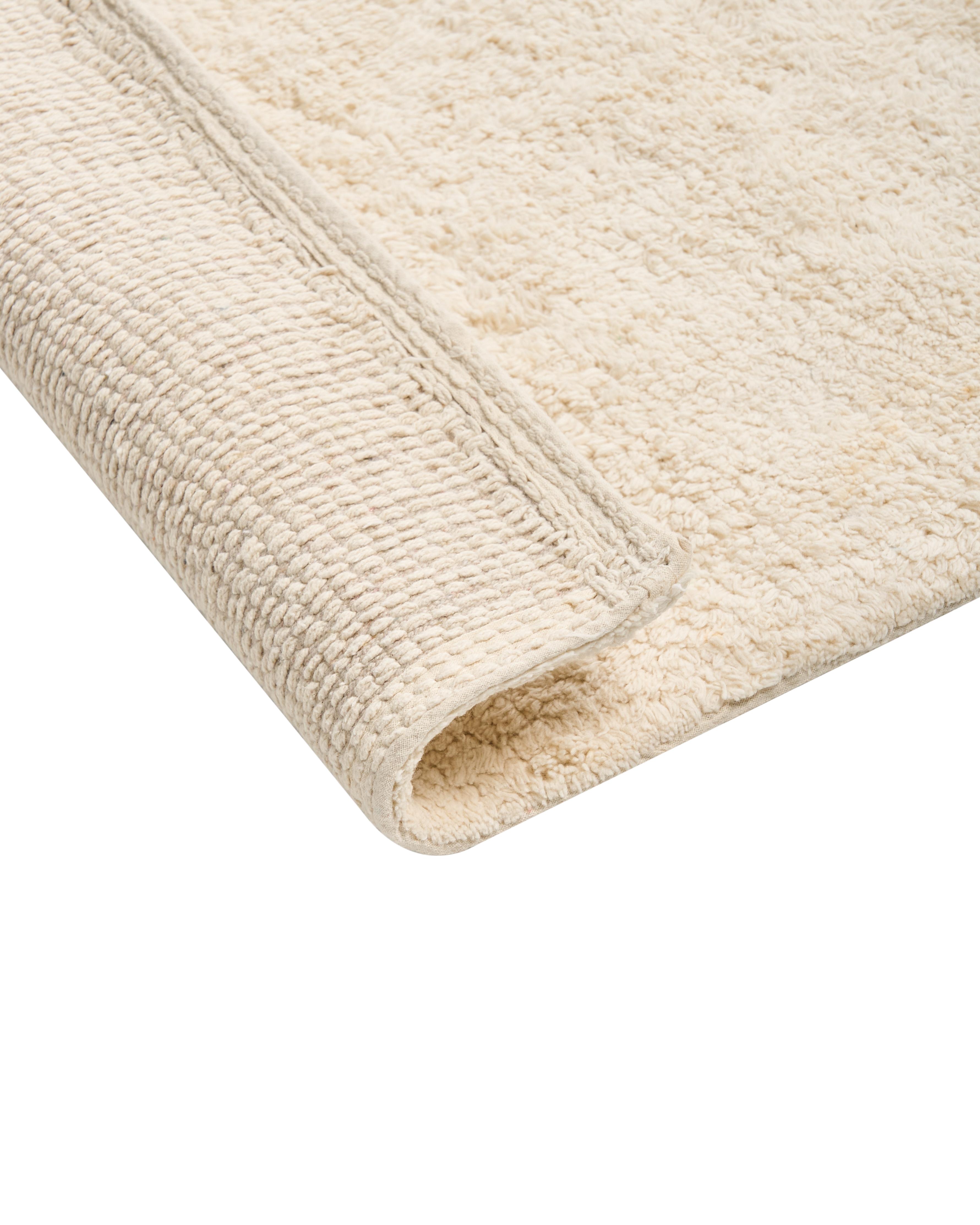 Badmat GOELA Gebroken wit 60 x 90 cm Katoen