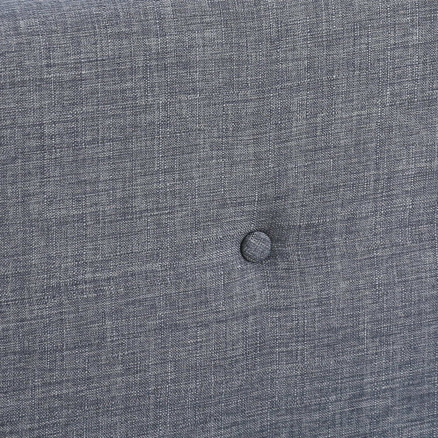 Lit double scandinave OSLO avec tête de lit et sommier 160 x 200 cm tissu gris anthracite