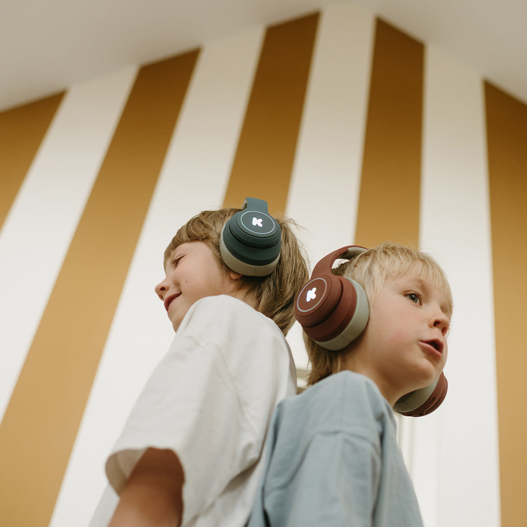 kidywolf draadloze kinderkoptelefoon k-ears - rood