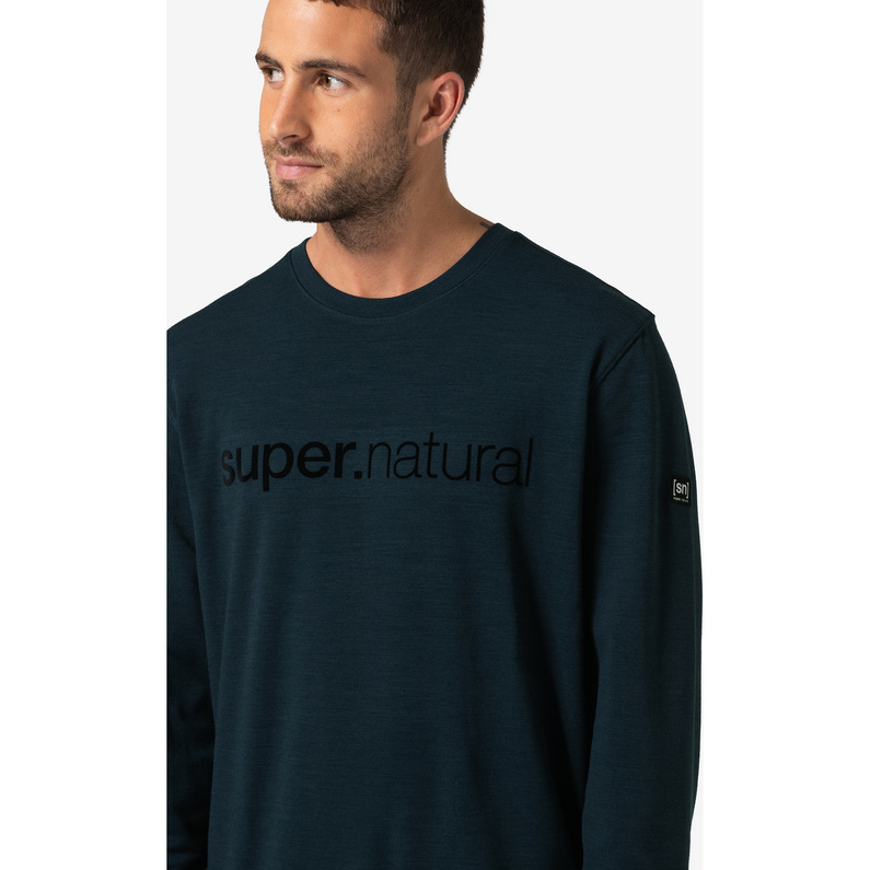 Super.Natural Herren Solution Crew Pullover