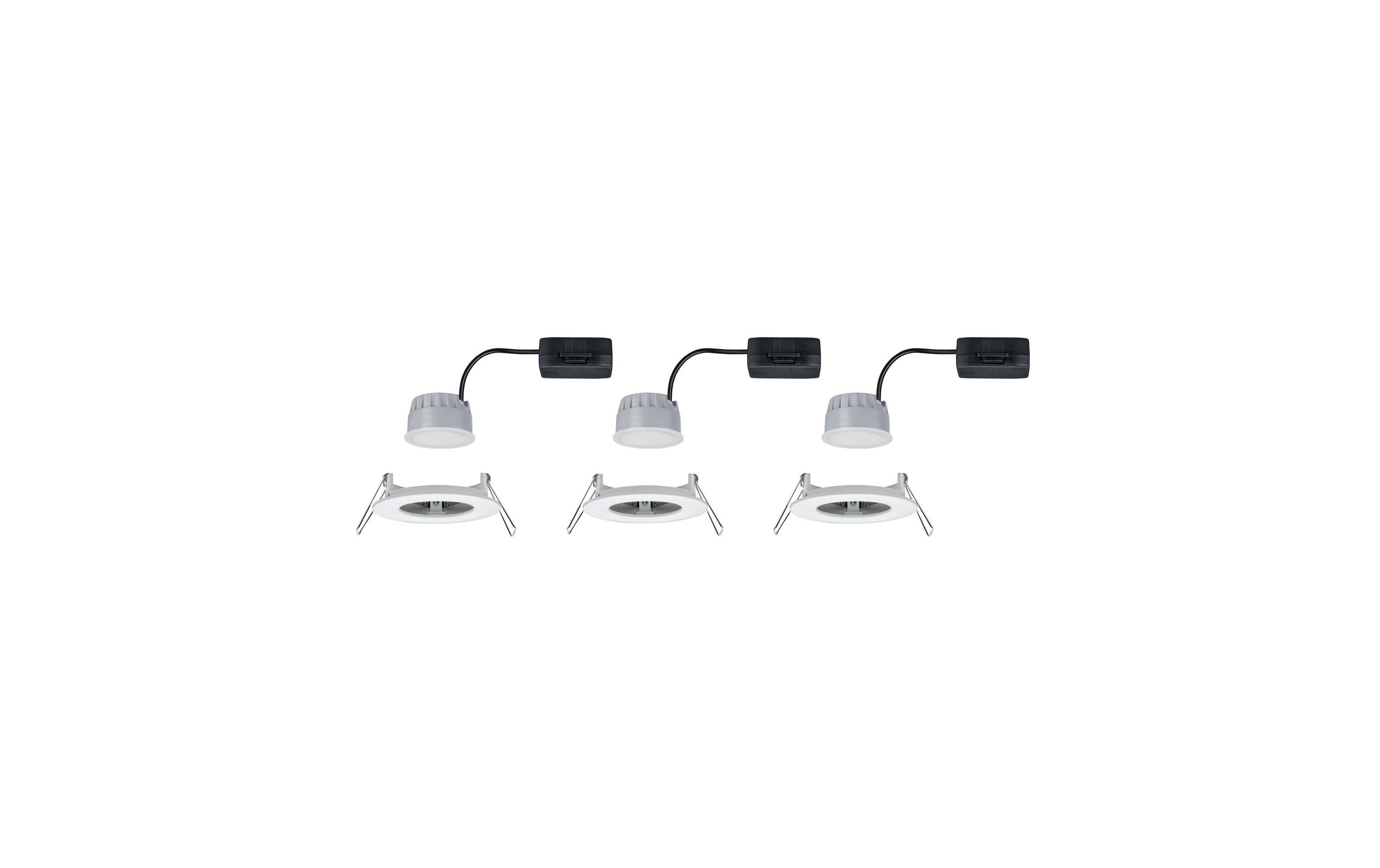 Einbauspot Nova Coin 3-Stepdim Starr Set, 18W, 2700K, WeissLED Einbauspots Basisset