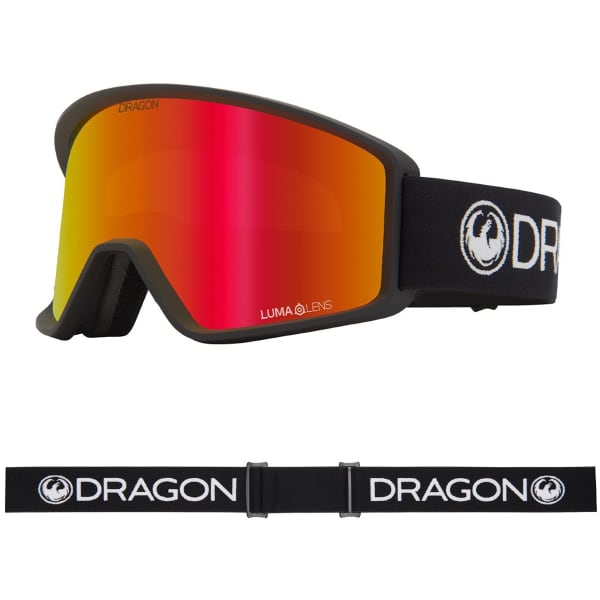 Masque de ski DRAGON DXT OTG BLACK/LLREDION