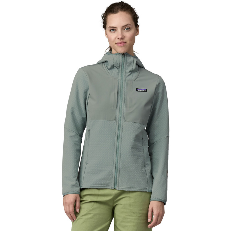 Patagonia Damen R2 CrossStrata Hoodie Jacke