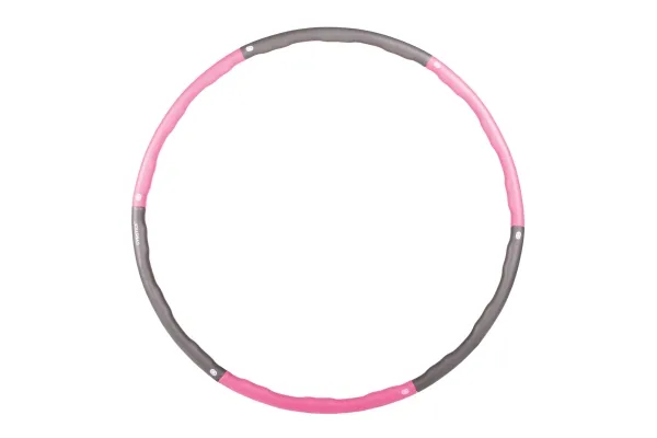 1.5kg forbundet Hula Hoop (lyserød-grå)