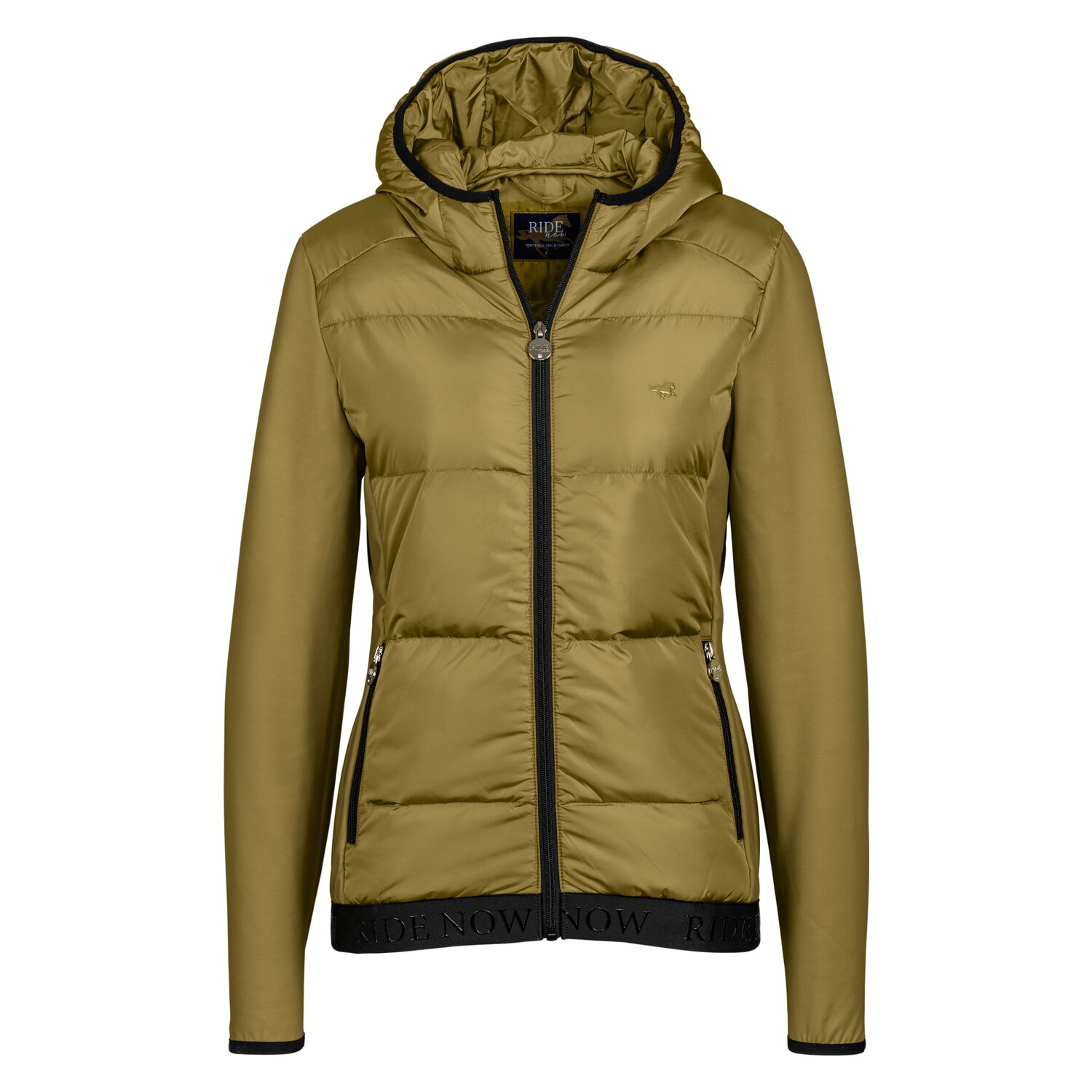 RIDE now Materialmixjacke - moss