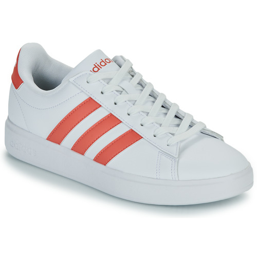 Adidas Sportswear - GRAND COURT 2.0 - Blanc / Corail