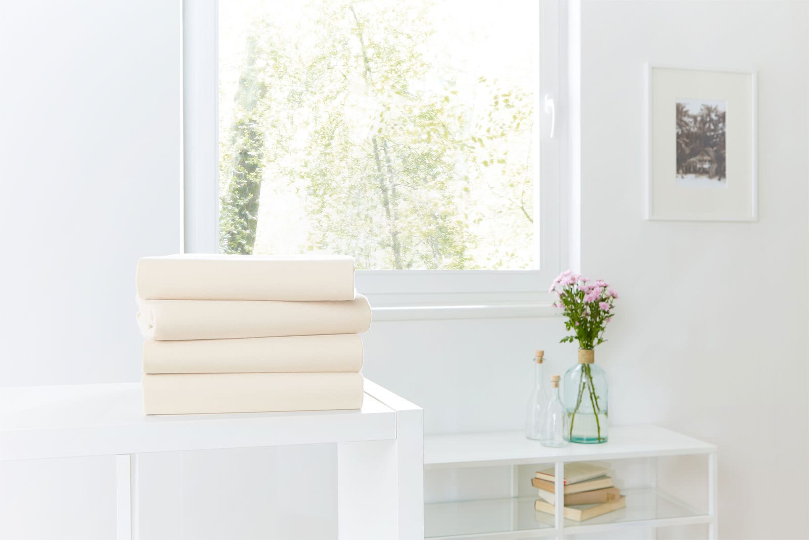 Vario Spannbetttuch 180/200 x 200 cm creme