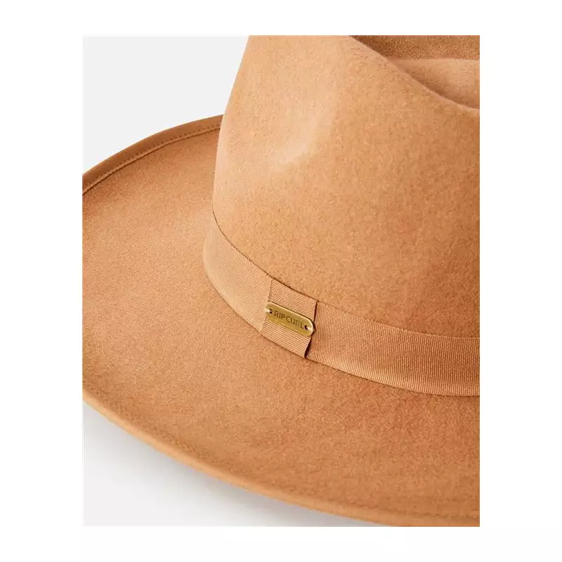 Chapeau RIPCURL Valley Wide Brim Wool Felt Light Brown