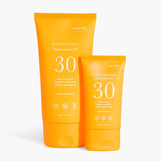woods_ copenhagen Body Sun Lotion, SPF 30, 150 ml