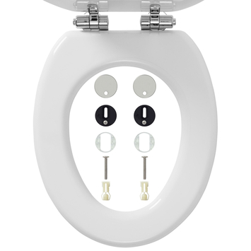 Tiger Mississippi wc bril wit met softclose en quick release