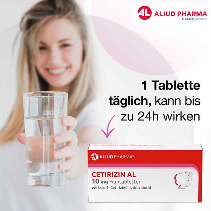 CETIRIZIN AL 10 mg Filmtabletten, 100 St