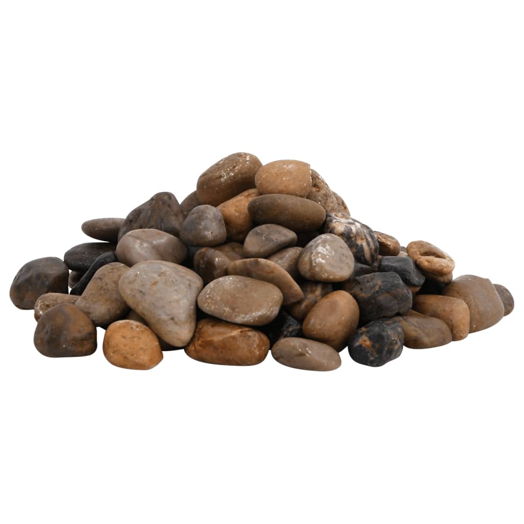 Galets polis 25 kg multicolores 2-5 cm