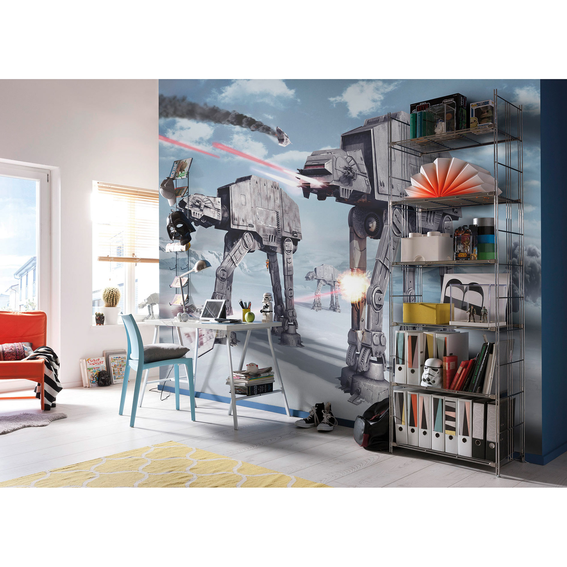 Vlies Fototapete STAR WARS BATTLE OF HOTH - bunt - 400x260 cm