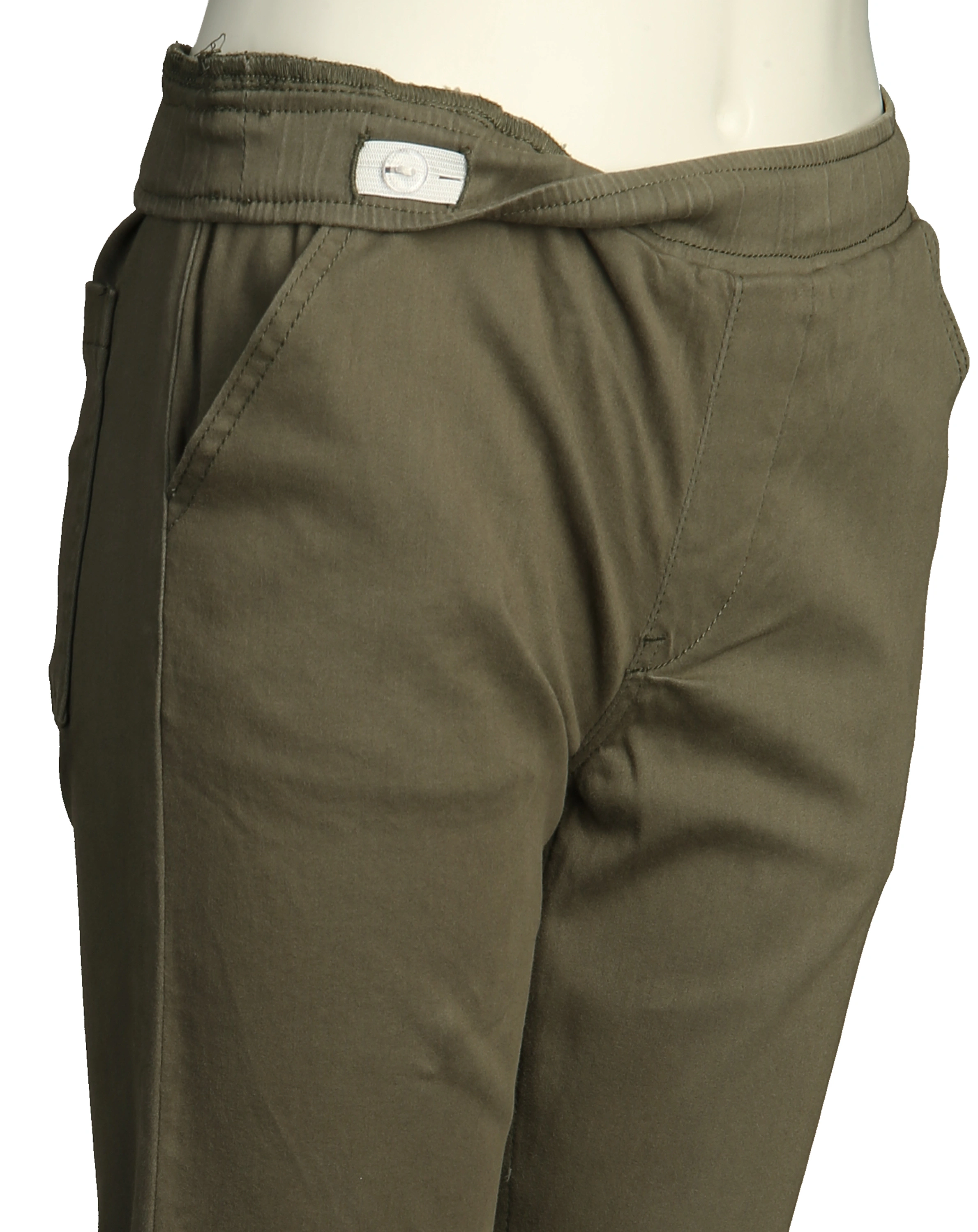Stoffhose TEIS in kale green