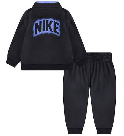 Nike Tr?ningss?t - Cardigan/Bukser - Sort/Lilla