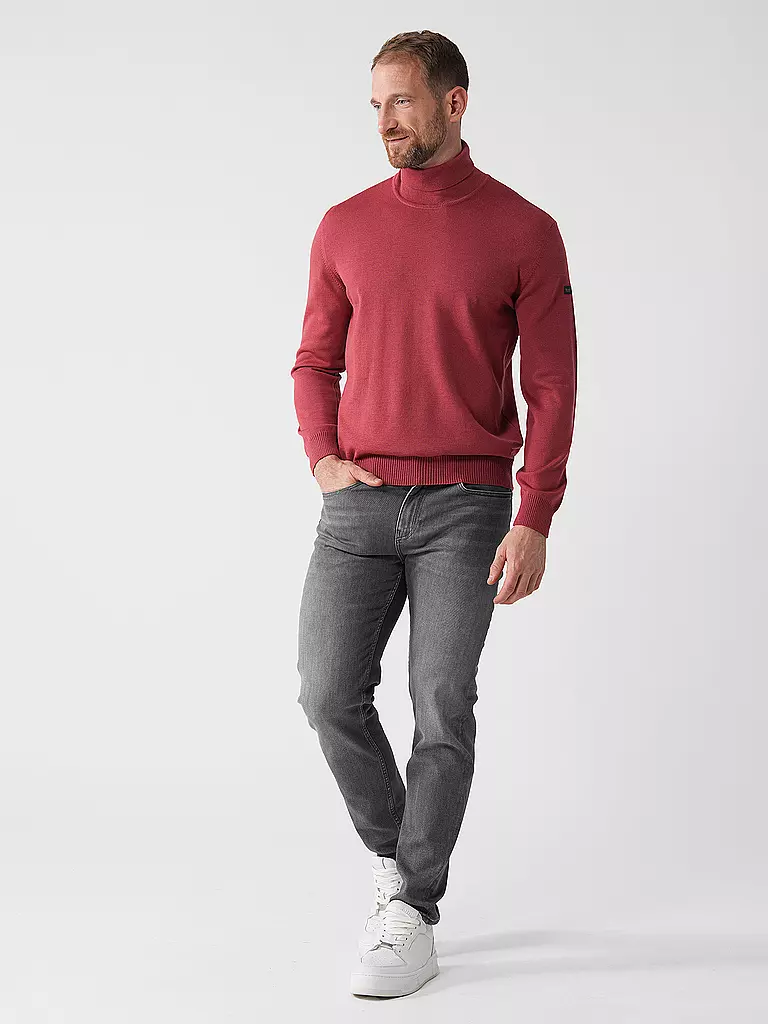 MAERZ Rollkragenpullover rot