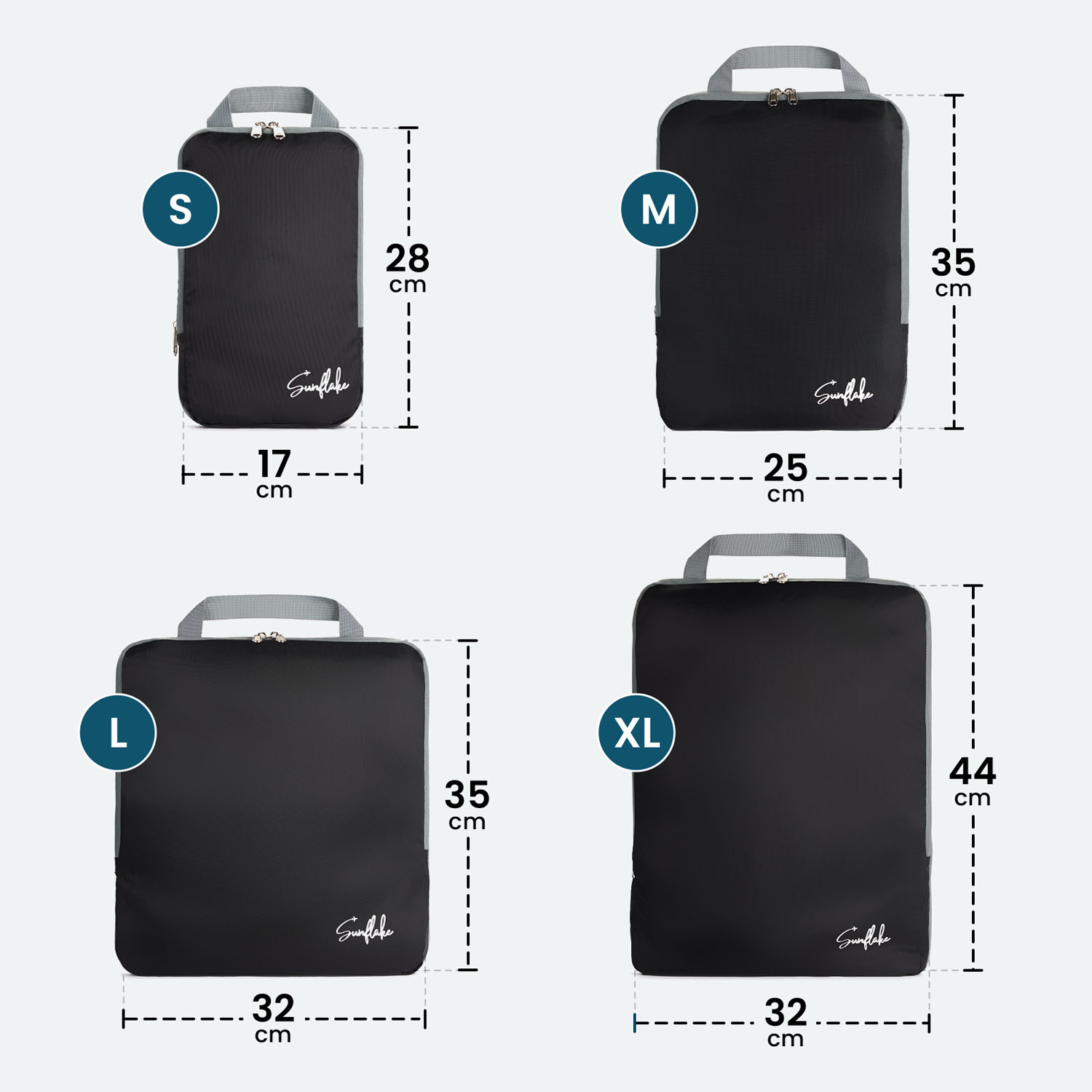Sunflake 4 Compressie Cubes - Black