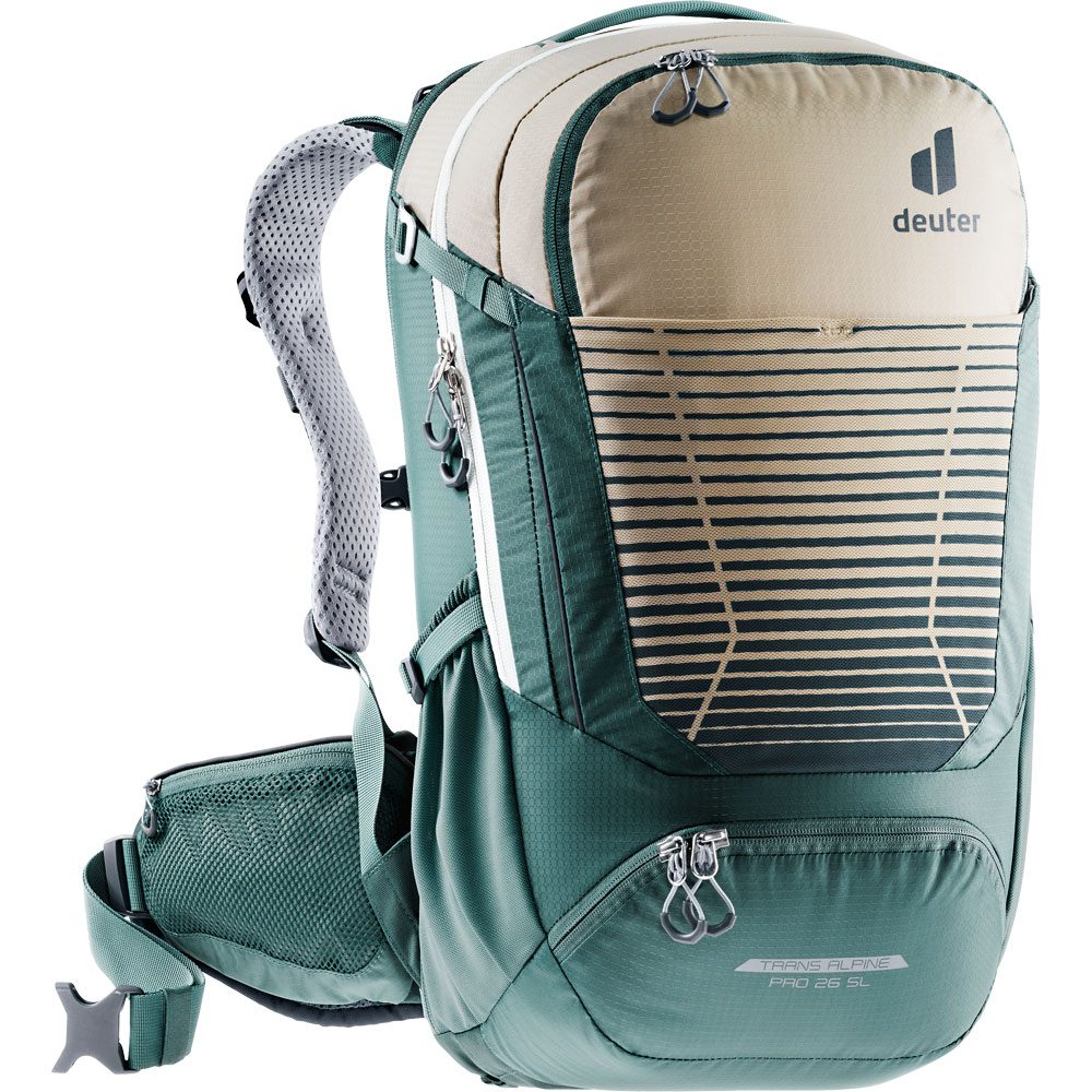 deuter Trans Alpine Pro 26l SL Bike Rucksack Damen sand teal