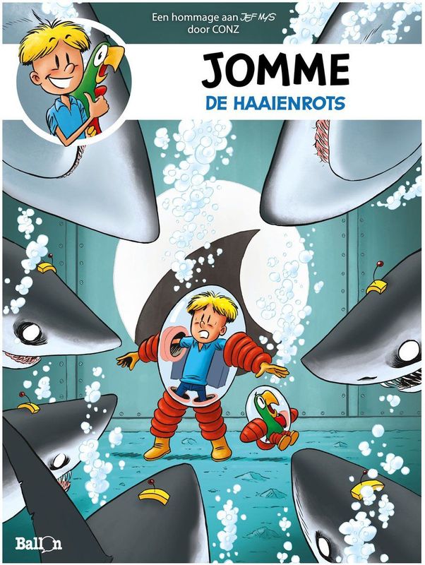 Conz - Jommeke - Stripboek - De Haaienrots