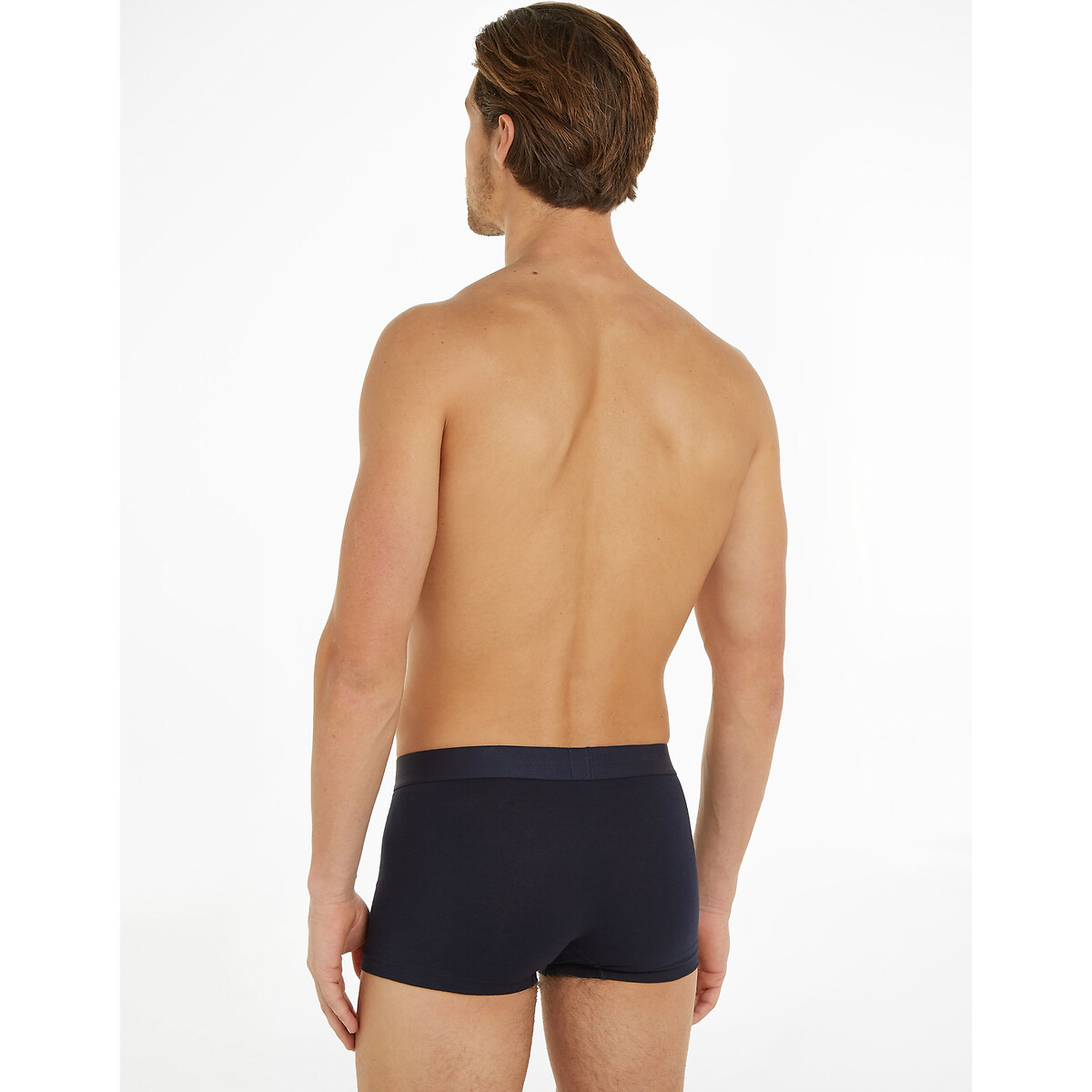 TOMMY HILFIGER<br>Conjunto de 3 cuecas boxer lisas