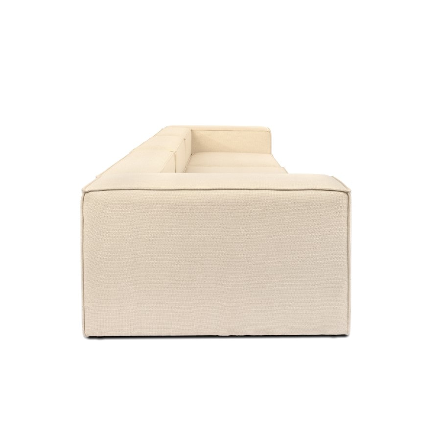 HOME DELUXE Modulares Sofa VERONA M Beige - versch. Ausführungen