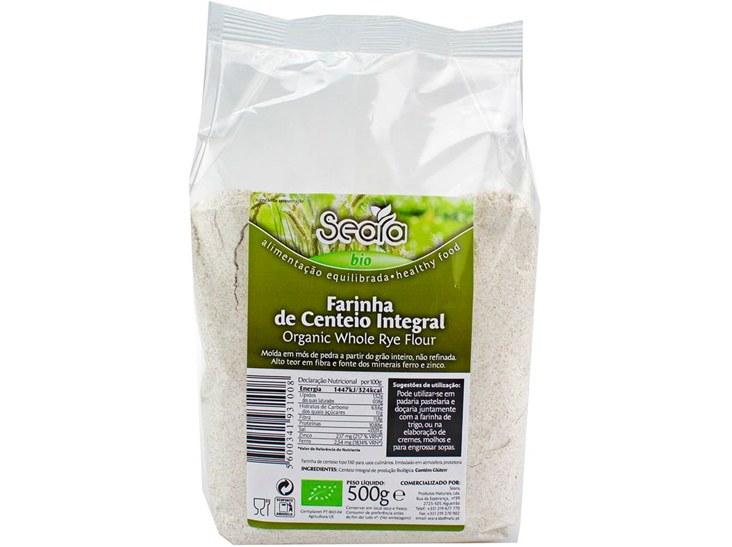 FARINHA CENTEIO INTEGRAL SEARA BIO 500G