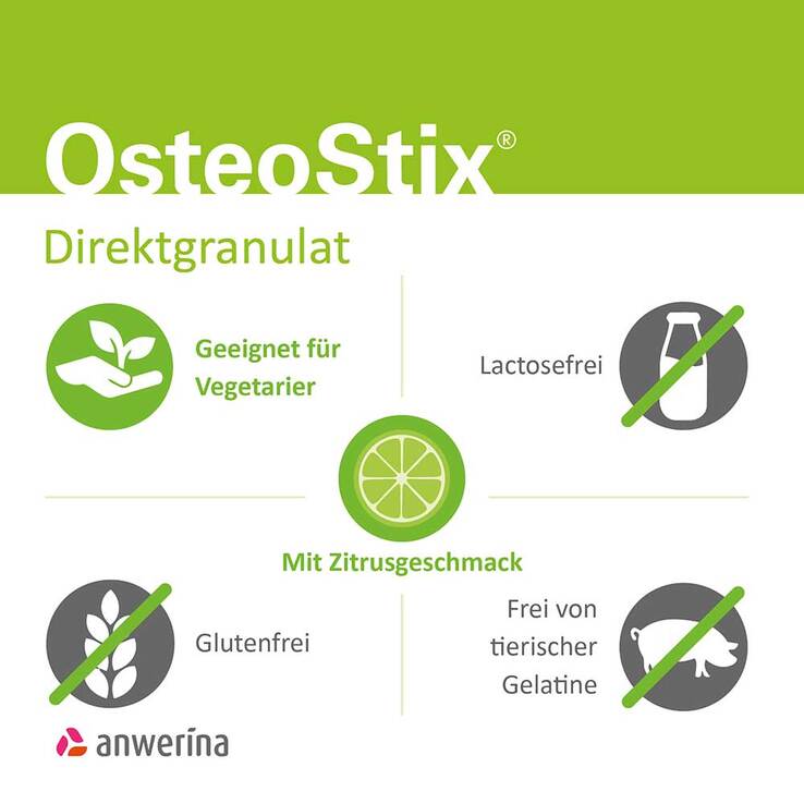 Osteostix 500 mg / 1000 I.E. Direktgranulat Beutel, 60 St
