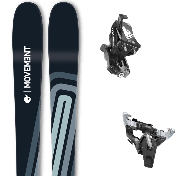 Pack ski de randonnée MOVEMENT SESSION 85 DARK BLUE + Fix