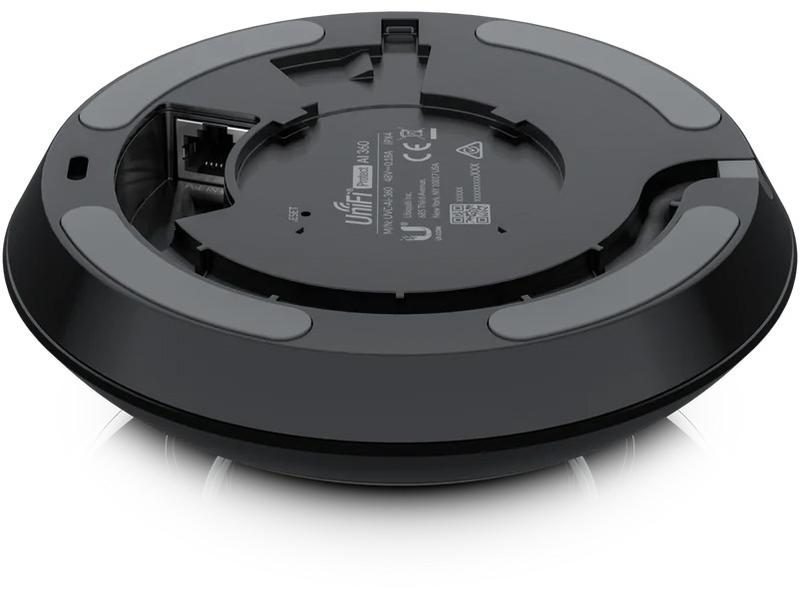 Ubiquiti Netzwerkkamera UniFi Protect AI 360 Schwarz Hochauflösende Schwenk-Neige-Zoom-Kamera mit 360°-Fisheye-Objektiv und integrierten IR-LEDs für die Rundum-Überwachung rund um die Uhr