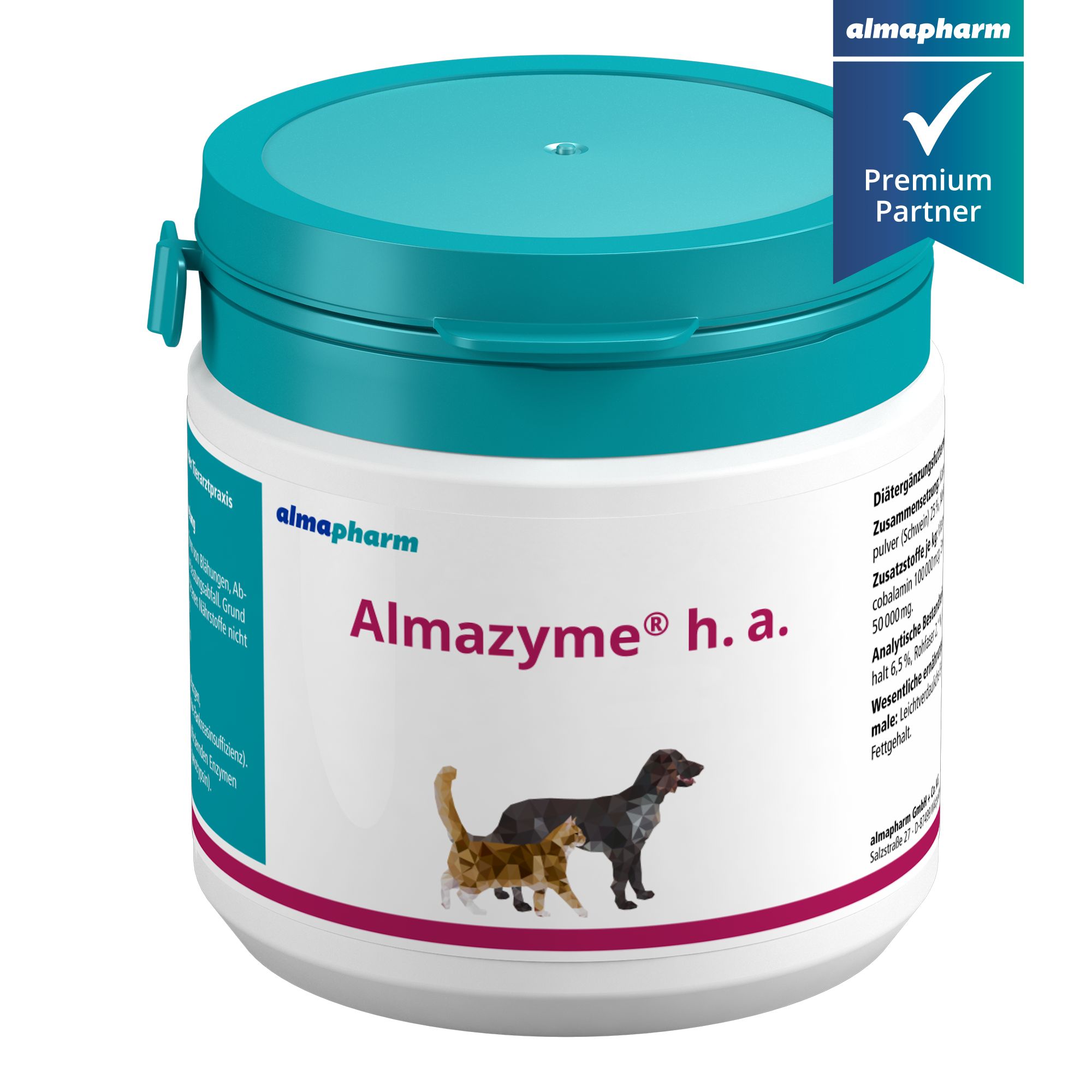 amapharm GmbH - Almazyme h.a. für Hunde und Katzen 100g