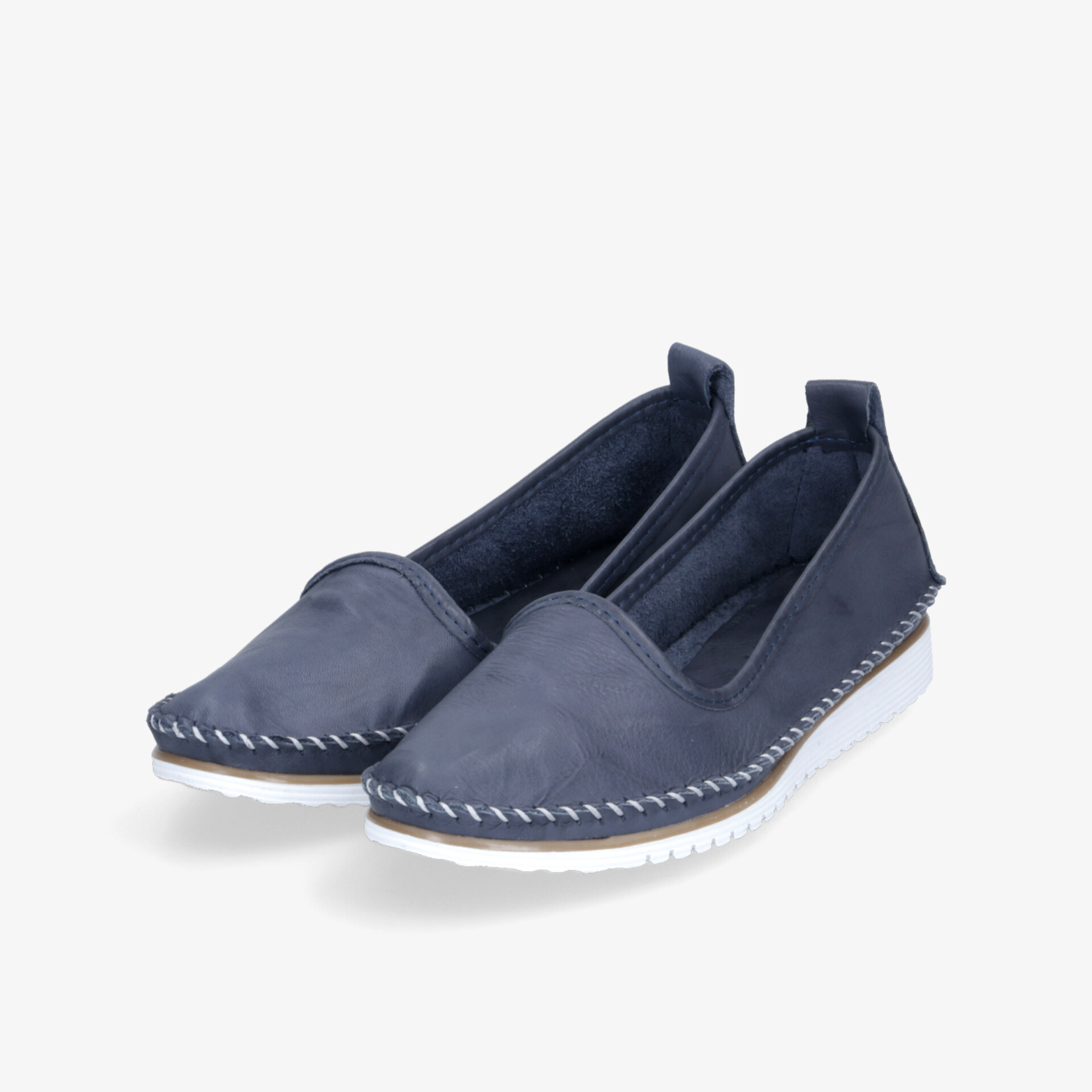 Andrea Conti Damen Slipper blau