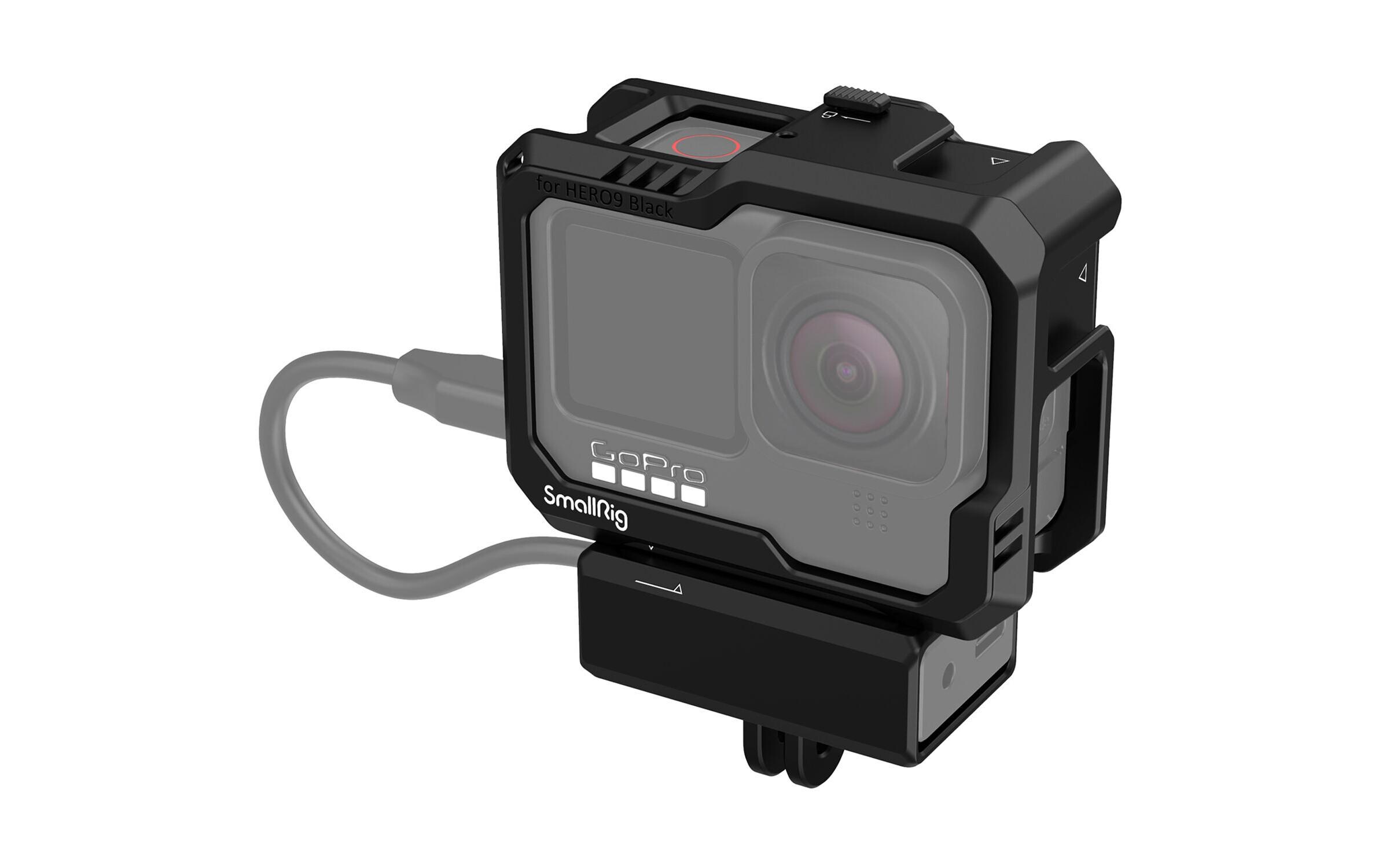 Cage GoPro HERO9/10/11 BlackAlli-in-One-Cage mit Druckverschluss für eine schnelle Demontage