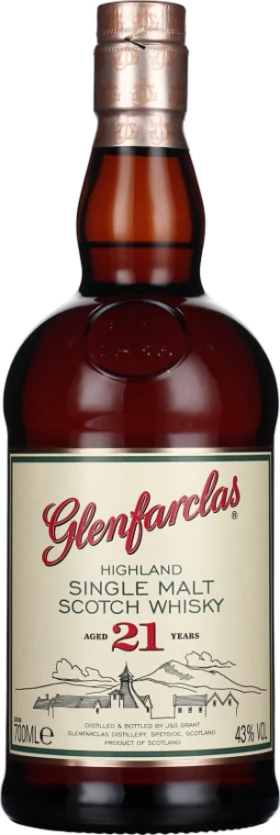 GLENFARCLAS 21 YEARS SINGLE MALT 70CL