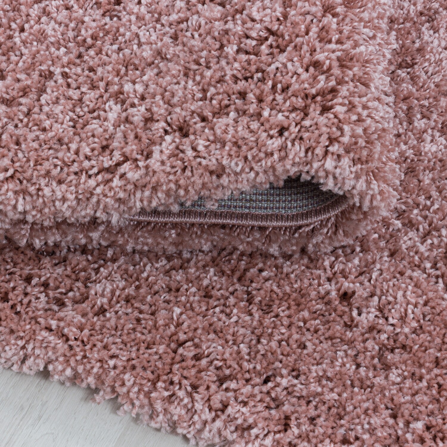 Runde Hochflor Teppich - Flauschiger Langflor Shaggy Teppich, Wohnzimmerteppich